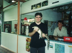 Your author in December 2000 (where did the hair go?)