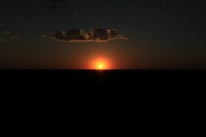 Sunset at Cunnamulla
